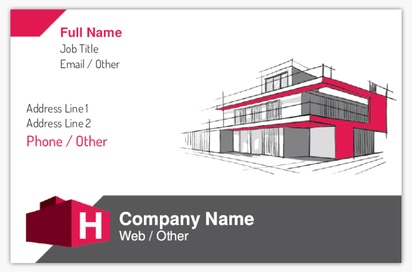 Design Preview for Design Gallery: Property & Estate Agents Soft Touch Business Cards