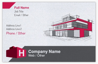 Design Preview for Design Gallery: Property & Estate Agents Pearl Business Cards