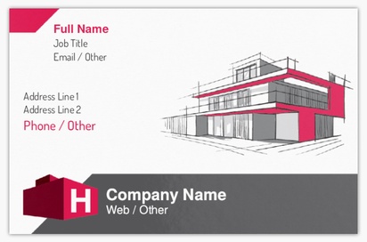 Design Preview for Design Gallery: Estate Development Metallic Business Cards