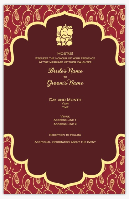 Design Preview for Design Gallery: Elegant Wedding Invitations