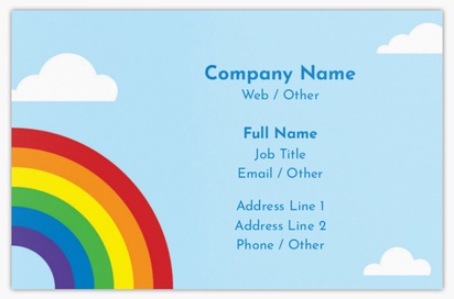 Design Preview for Design Gallery: Childcare & Early Education Metallic Business Cards