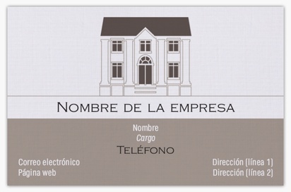 Vista previa del diseño de Galería de diseños de tarjetas con acabado lino para hipotecas y préstamos