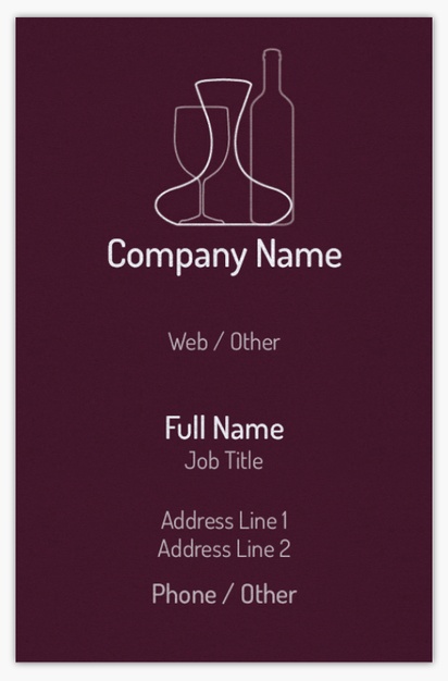 Design Preview for Design Gallery: Off Licences & Wine Merchants Pearl Business Cards