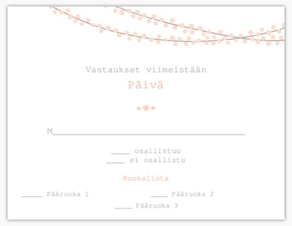 Mallin esikatselu Mallivalikoima: Syksy Vastausta pyydetään -kortit, 13.9 x 10.7 cm