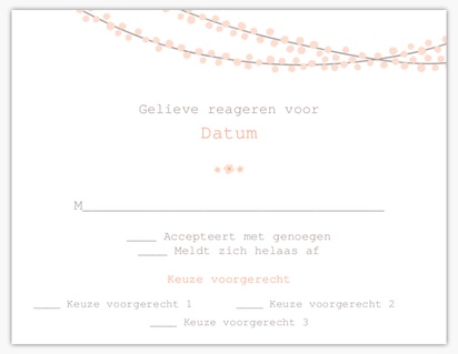 Voorvertoning ontwerp voor Ontwerpgalerij: Rustiek Antwoordkaarten, 13.9 x 10.7 cm