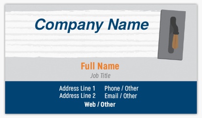 Design Preview for Design Gallery: Plastering & Drywall Matte Visiting Cards, Standard (89 x 51 mm)