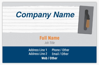 Design Preview for Design Gallery: Plastering & Drywall Standard Business Cards, Standard (85 x 55 mm)