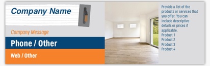 Design Preview for Design Gallery: Plastering & Drywall Vinyl Banners, 76 x 244 cm