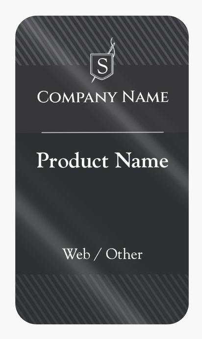Design Preview for Design Gallery: Clothing Product Labels on Sheets, Rounded Rectangle 8.7 x 4.9 cm