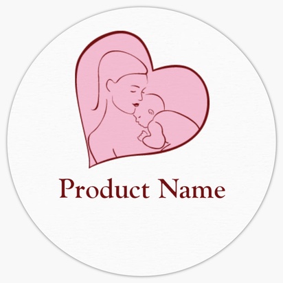 Design Preview for Design Gallery: Foster Services & Adoption Product Labels on Sheets, Circle 3.8 x 3.8 cm