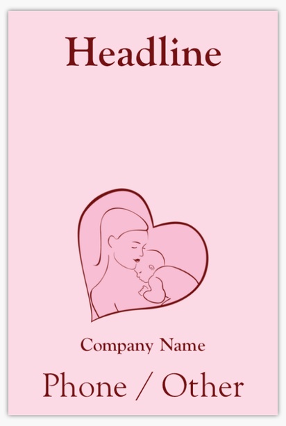 Design Preview for Pregnancy & Childbirth Posters Templates, 24" x 36"