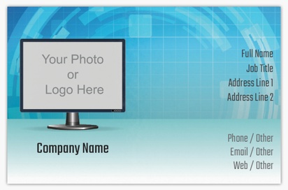Design Preview for Design Gallery: Technology Ultra-Thick Business Cards, Standard (85 x 55 mm)