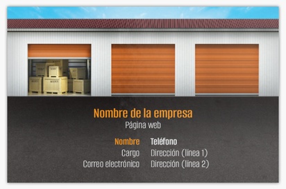 Vista previa del diseño de Galería de diseños de tarjetas de visita extragruesas para traslados y almacenamiento, Standard (85 x 55 mm)