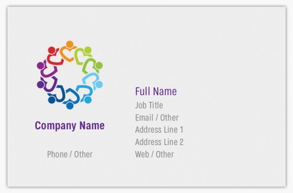 Design Preview for Design Gallery: Guidance and Counselling Standard Business Cards, Standard (85 x 55 mm)