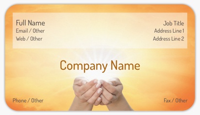 Design Preview for Design Gallery: Religious & Spiritual Business Card Stickers, Small
