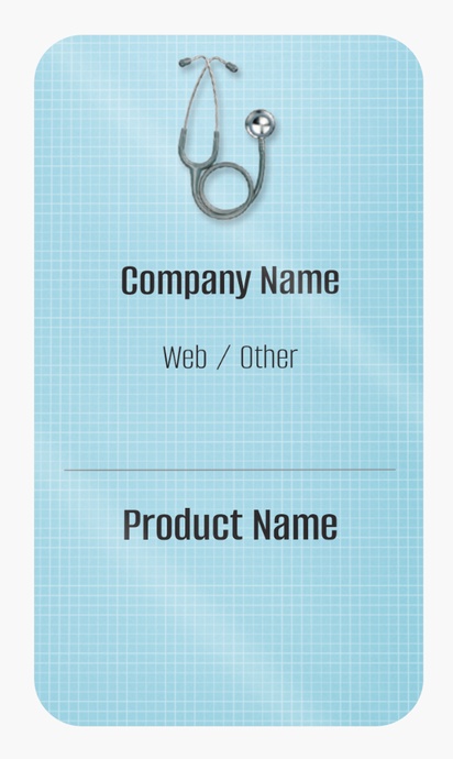 Design Preview for Design Gallery: Medical Professionals Product Labels on Sheets, Rounded Rectangle 8.7 x 4.9 cm