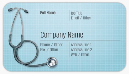 Design Preview for Design Gallery: Health & Wellness Business Card Stickers