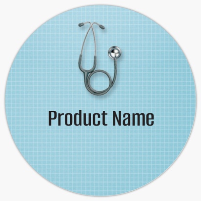 Design Preview for Design Gallery: Medical Professionals Product Labels on Sheets, Circle 3.8 x 3.8 cm