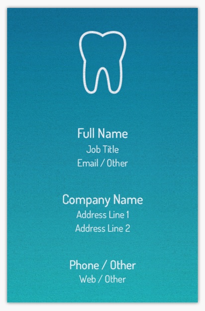 Design Preview for Design Gallery: Dentistry Pearl Business Cards