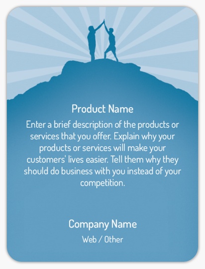 Design Preview for Design Gallery: Life Coaching Product Labels on Sheets, Rounded Rectangle 10 x 7.5 cm