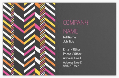 Design Preview for Design Gallery: Fashion & Modelling Metallic Business Cards
