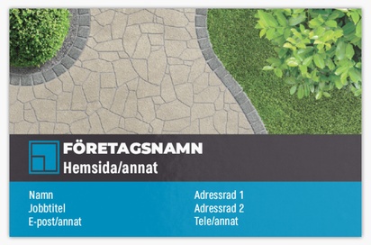 Förhandsgranskning av design för Designgalleri: Asfaltering Extratjocka visitkort, Standard (85 x 55 mm)