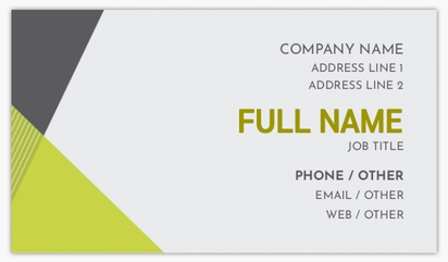 Design Preview for Design Gallery: Graphic Design Matte Visiting Cards, Standard (89 x 51 mm)