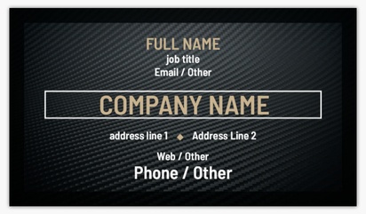 Design Preview for Design Gallery: Car Services Matte Visiting Cards, Standard (89 x 51 mm)