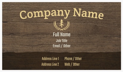Design Preview for Design Gallery: Agriculture & Farming Natural Textured Business Cards