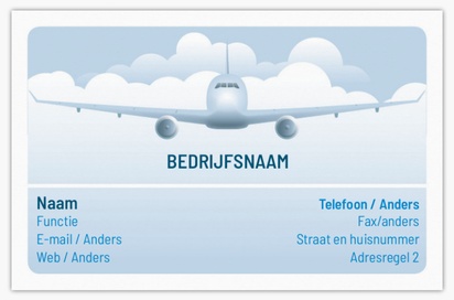 Voorvertoning ontwerp voor Ontwerpgalerij: Luchtvaartmaatschappij Matte visitekaartjes