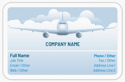Design Preview for Design Gallery: Travel Agencies Rounded Corner Business Cards, Rounded Standard (85 x 55 mm)