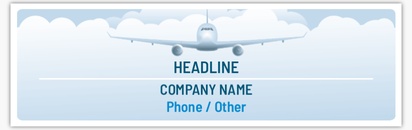 Design Preview for Design Gallery: Airlines Vinyl Banners, 76 x 244 cm