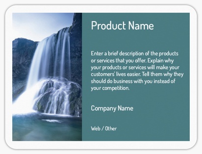 Design Preview for Design Gallery: Nature & Landscapes Product Labels on Sheets, Rounded Rectangle 10 x 7.5 cm