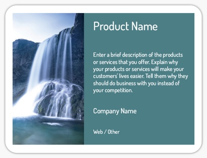 Design Preview for Design Gallery: Photography Product Labels, 10.2 x 7.6 cm Rounded Rectangle