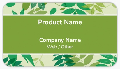 Design Preview for Design Gallery: Health & Wellness Product & Packaging Labels, Rounded Rectangle  8.7 x 4.9 cm 