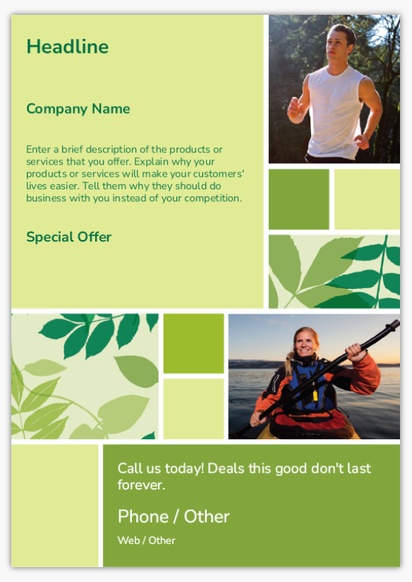 Design Preview for Design Gallery: Health & Wellness Flyers, None A5
