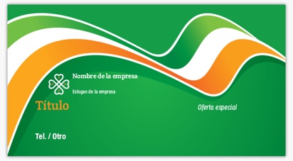 Un irlanda tricolor diseño verde naranja para Cultural