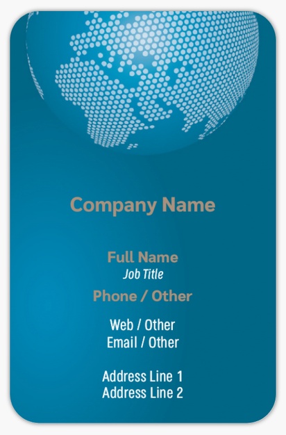 Design Preview for Design Gallery: Campaigning & Fundraising Rounded Corner Business Cards, Rounded Standard (85 x 55 mm)