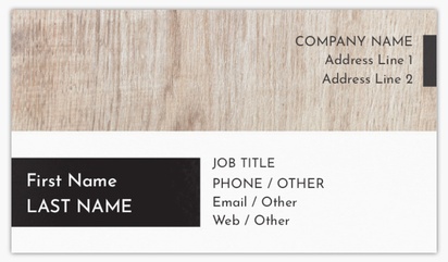 Design Preview for Design Gallery: Flooring & Tiling Glossy Visiting Cards, Standard (89 x 51 mm)