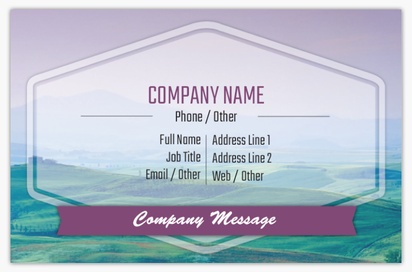 Design Preview for Design Gallery: Agriculture & Farming Textured Uncoated Business Cards