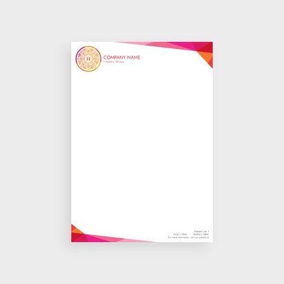 Design Preview for Design Gallery: Modern & Simple Letterheads