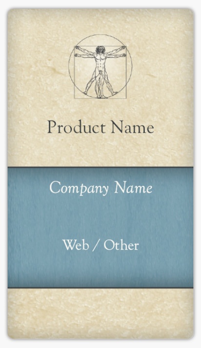 Design Preview for Design Gallery: Retro & Vintage Product Labels, 8.7 x 4.9 cm Rounded Rectangle