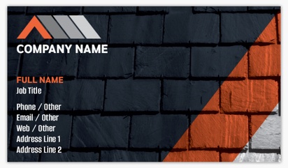 Design Preview for Design Gallery: Roofing Matte Visiting Cards, Standard (89 x 51 mm)