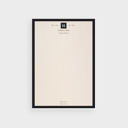 Design Preview for Design Gallery: Sharp/Geometrical Bulk Letterheads