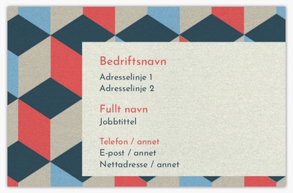 Forhåndsvisning av design for Designgalleri: Grunnskoler Visittkort av perlemorspapir