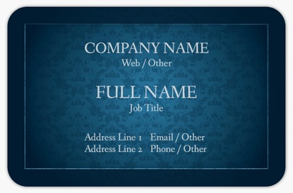 Design Preview for Design Gallery: Secretarial & Administrative Services Rounded Corner Business Cards, Rounded Standard (85 x 55 mm)