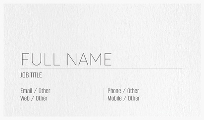 Design Preview for Design Gallery: Conservative Natural Textured Business Cards