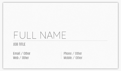 Design Preview for  Premium Plus Business Cards Templates, Standard (3.5" x 2")