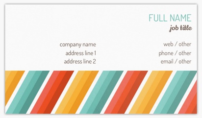 Design Preview for Childcare & Early Education Glossy Business Cards Templates, Standard (3.5" x 2")