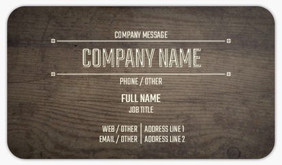 Design Preview for Kitchen & Bathroom Remodeling Rounded Corner Business Cards Templates, Standard (3.5" x 2")
